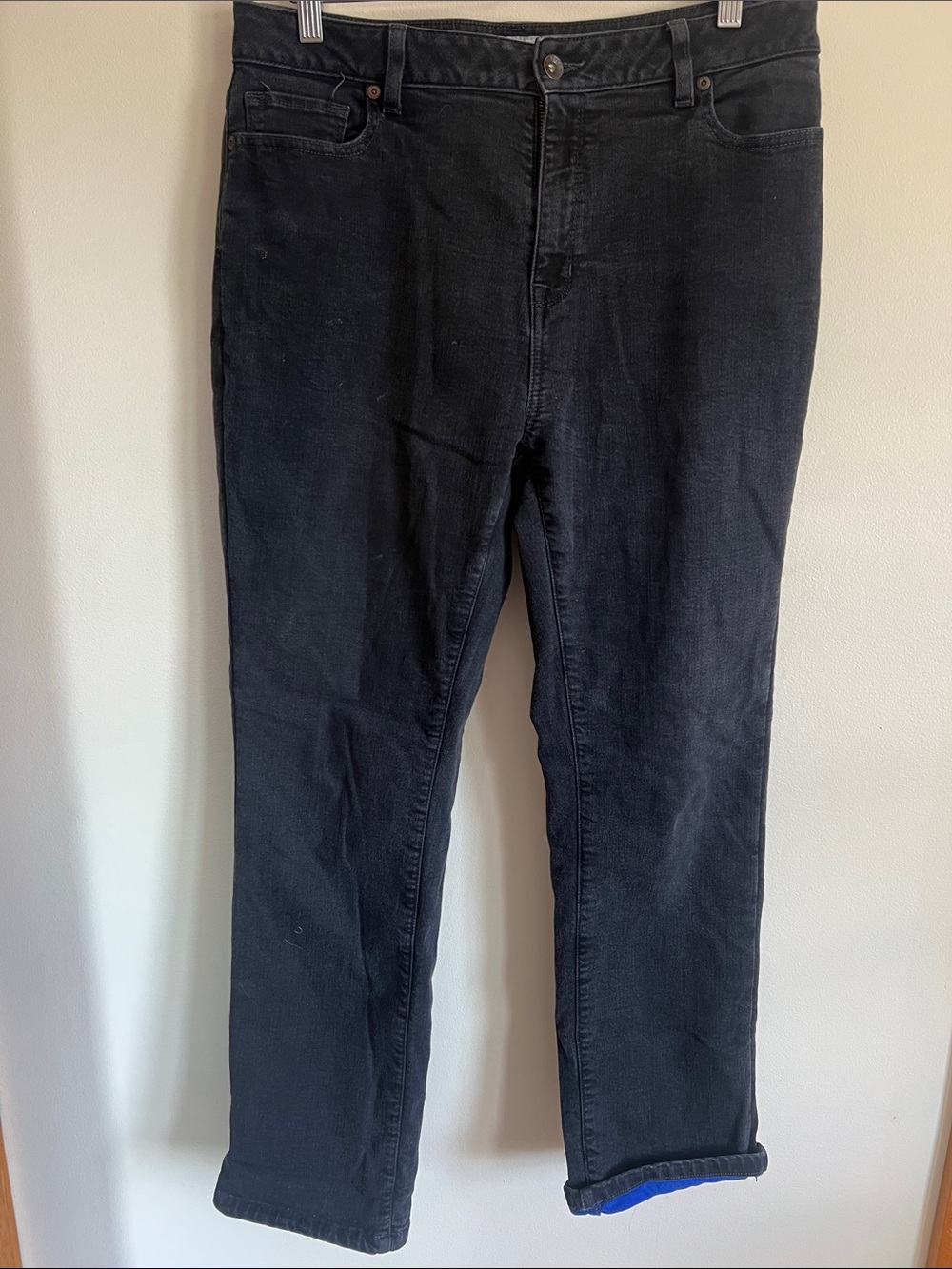 L.L.Bean Classic Fit Flannel-Lined Jeans